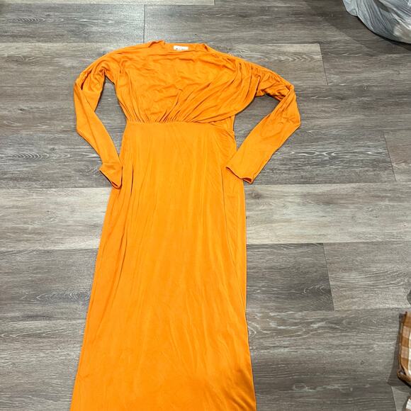 The Line by K Pascal Dress Tangerine Orange Size Medium - Picture 3 of 10